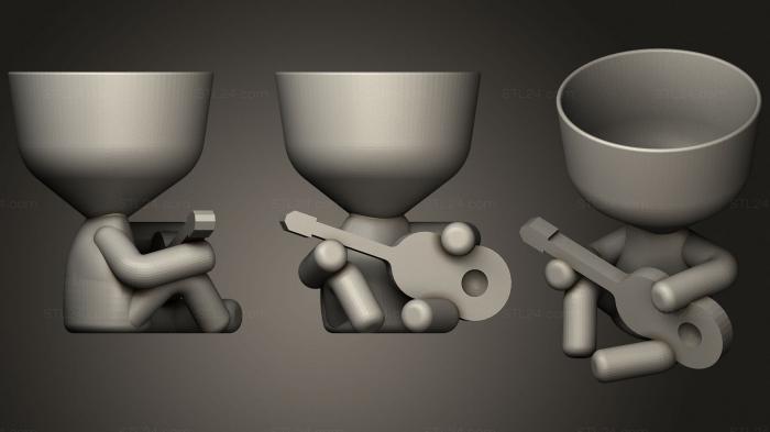 Vases (GUITAR v3, VZ_0533) 3D models for cnc